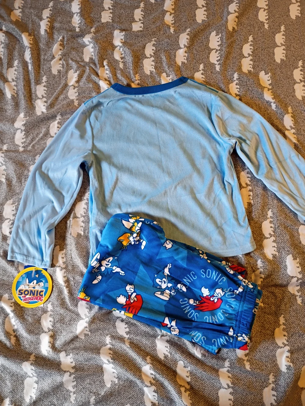 SONIC THE HEDGEHOG PAJAMA SET BOYS